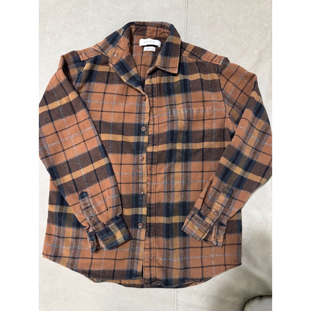 Urban Outfitters Plaid Flannel Button-Down Shirt XS